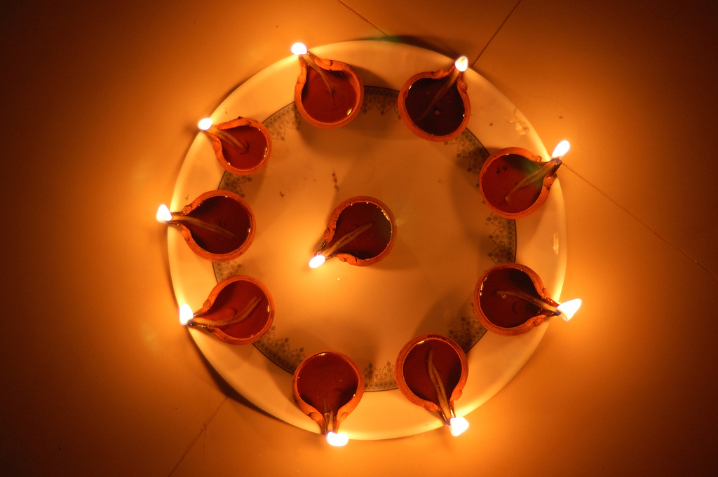 diwali lamps photo - 5