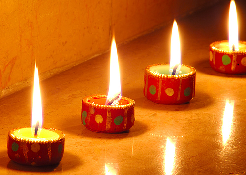 diwali lamps photo - 9