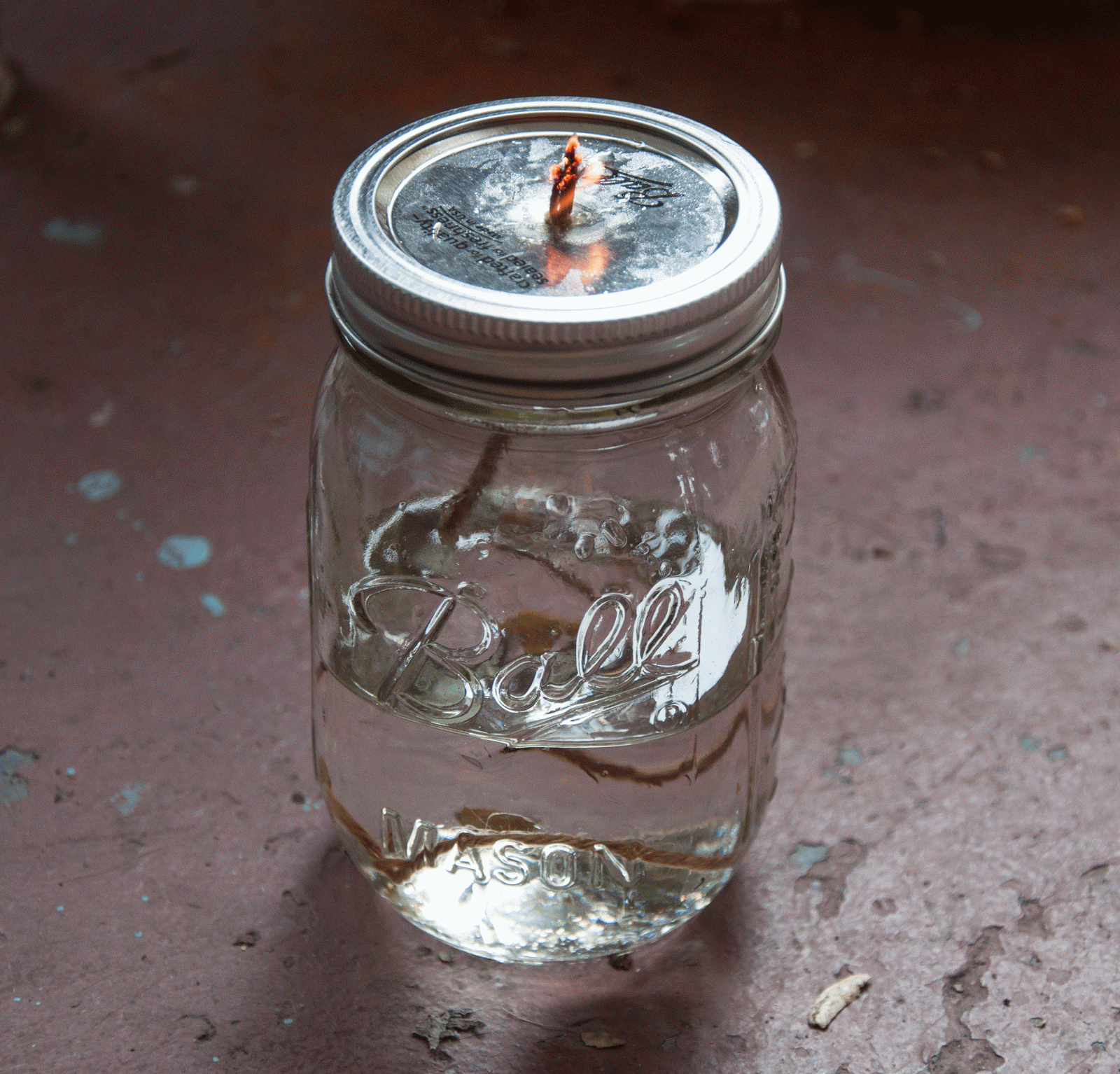 diy mason jar lamp photo - 4