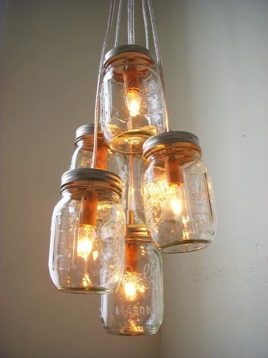 diy mason jar lamp photo - 6