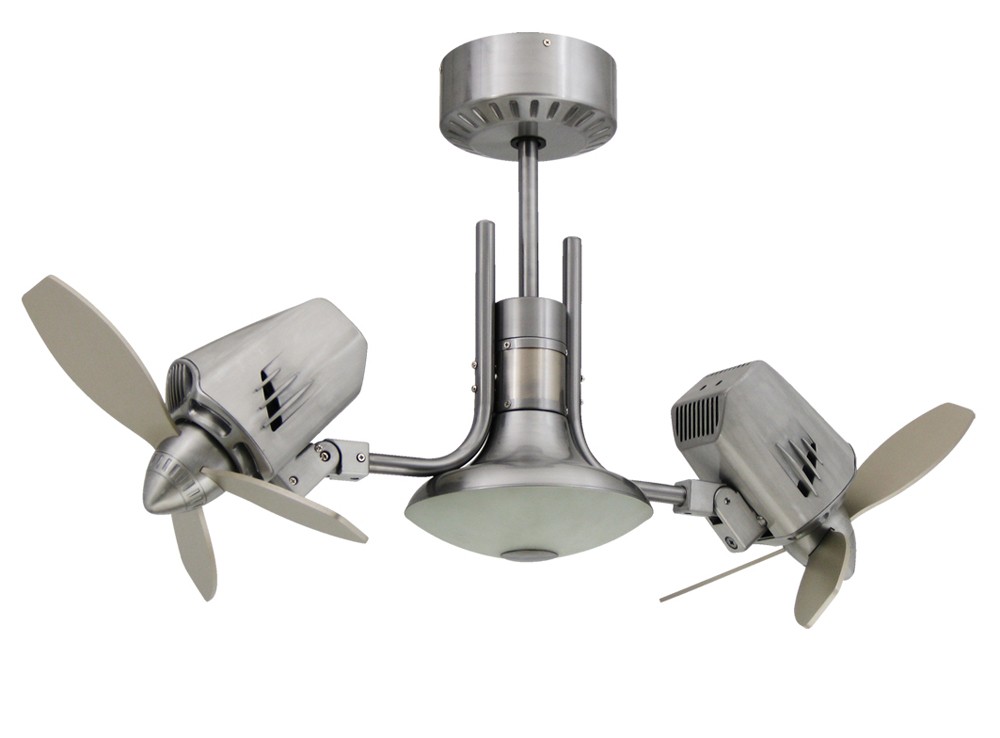 double oscillating ceiling fan photo - 2