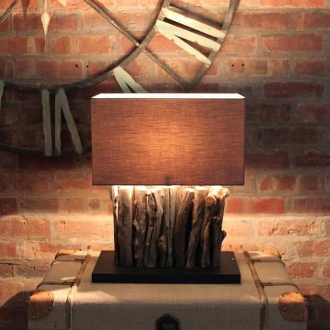 driftwood table lamps photo - 10