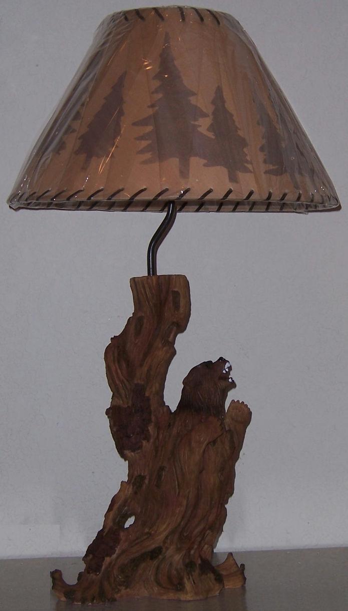 driftwood table lamps photo - 2