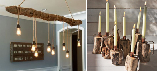 driftwood table lamps photo - 4