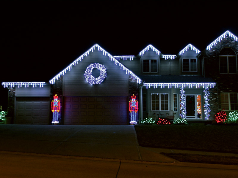 easy outdoor christmas lights        <h3 class=