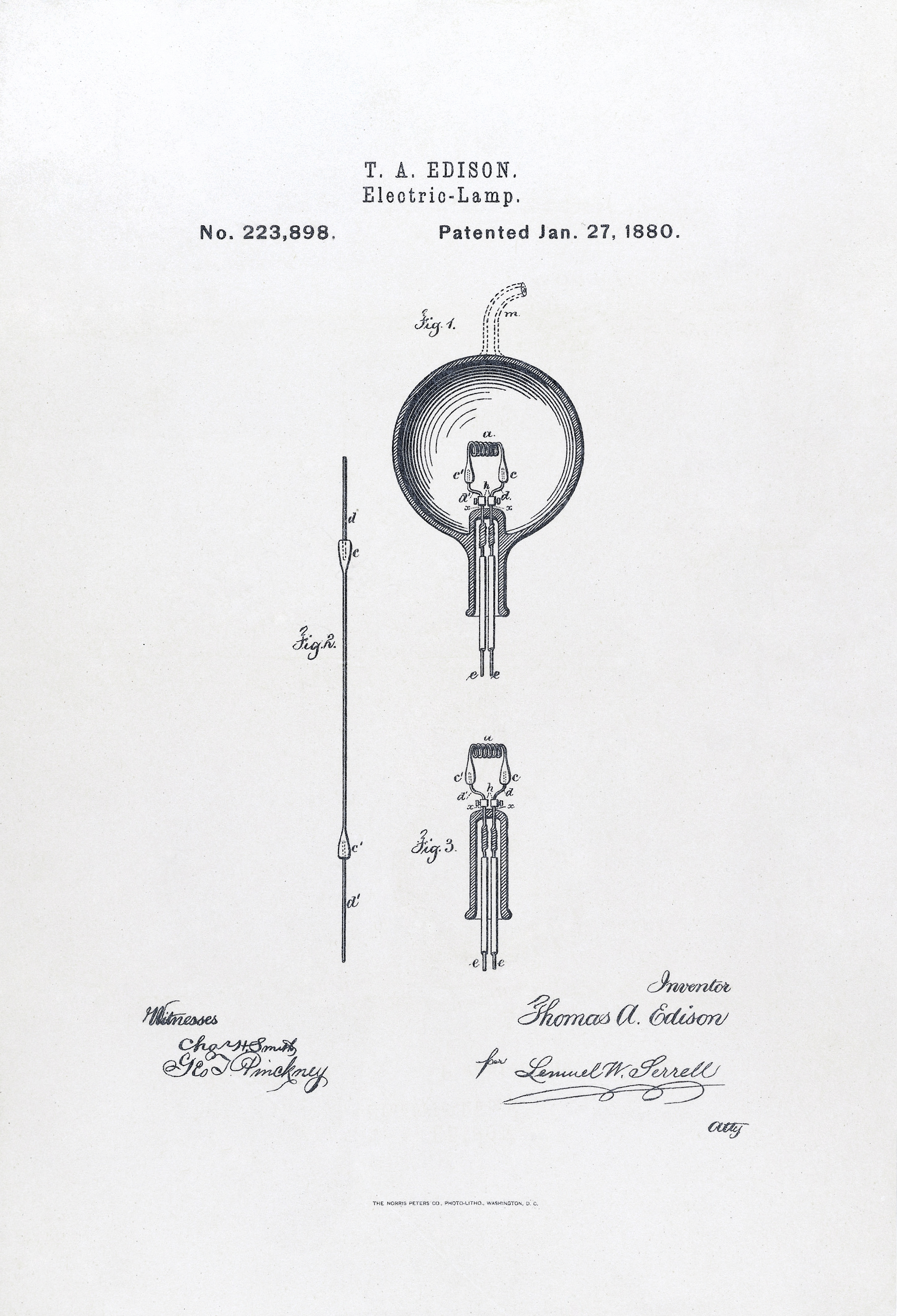 edison light bulb lamp photo - 1