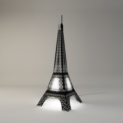 eiffel tower floor lamp photo - 9