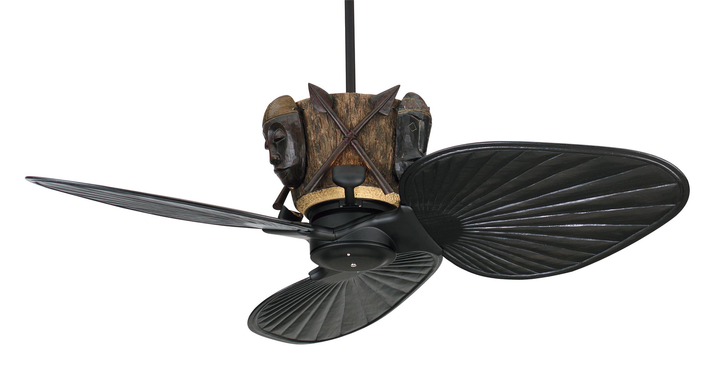 Exotic Ceiling Fans Bring A Tropical Feeling Into Your