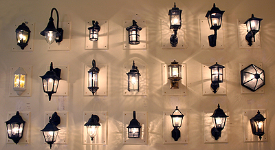 exterior wall lantern lights photo - 1