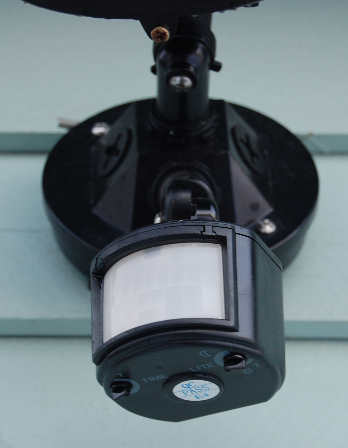 exterior wall lights with sensor photo - 7