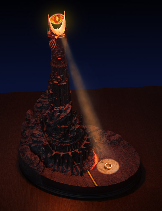 eye of sauron desk lamp photo - 2