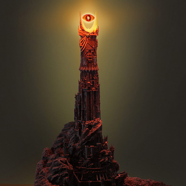 eye of sauron desk lamp photo - 3