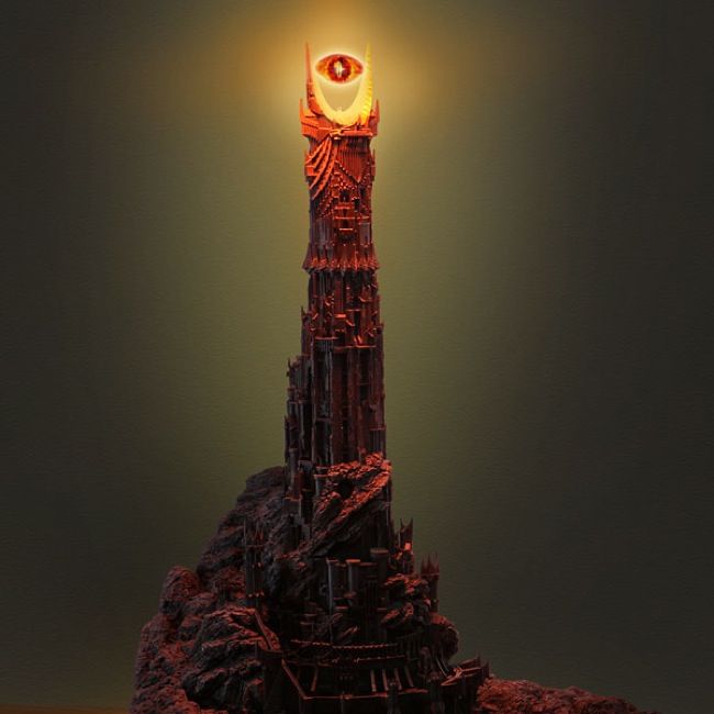 eye of sauron desk lamp photo - 9