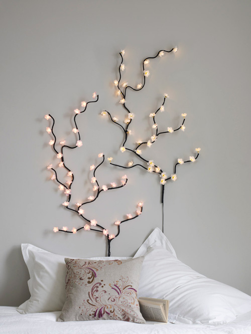 fairy lights on wall photo - 9