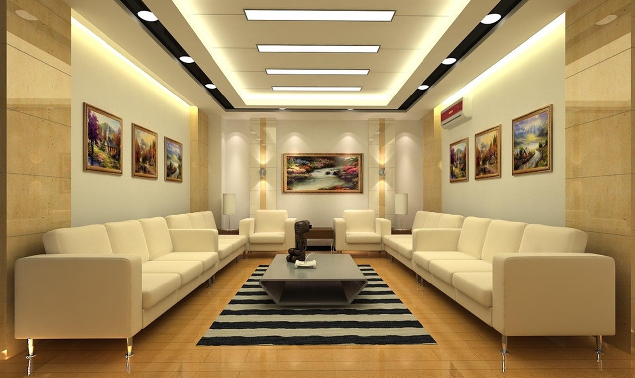 false ceiling lights photo - 1