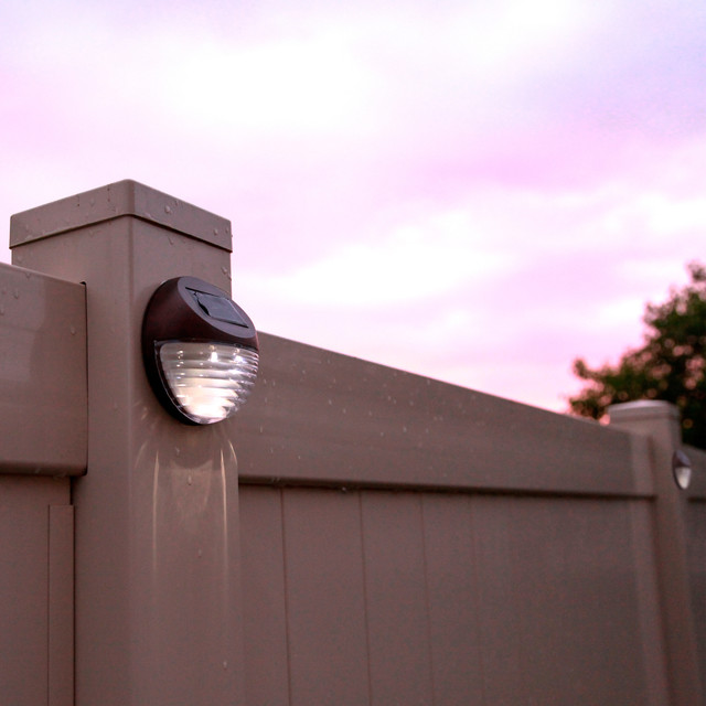 fence lights outdoor photo - 5