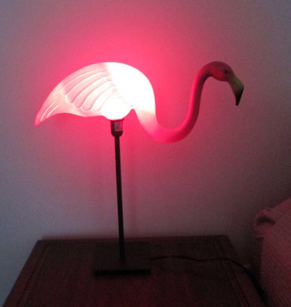 flamingo lamp photo - 3