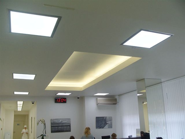 flat led ceiling lights photo - 2