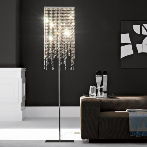 floor lamp crystal photo - 6