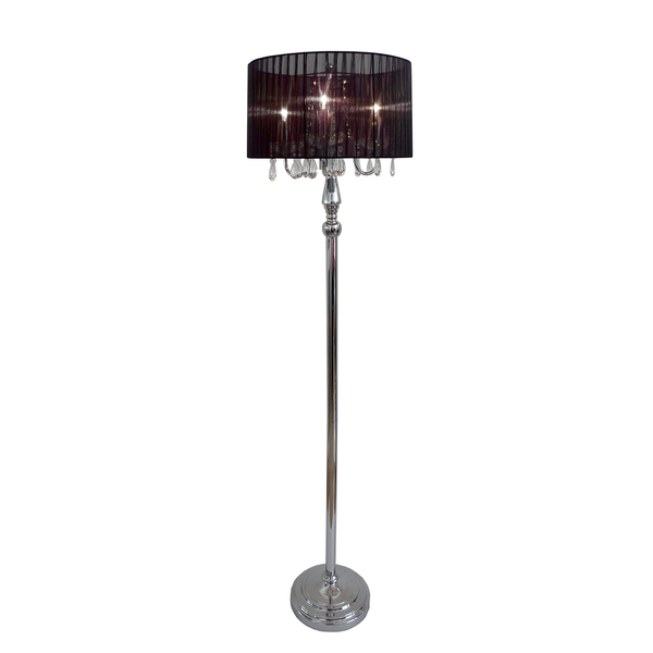 floor lamp with crystals photo - 3