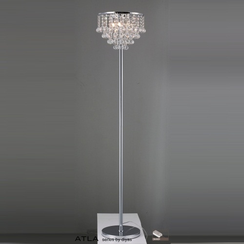 floor lamp with crystals photo - 8