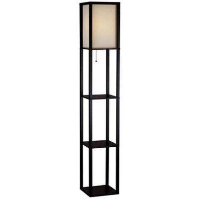 floor lamp with shelf photo - 2