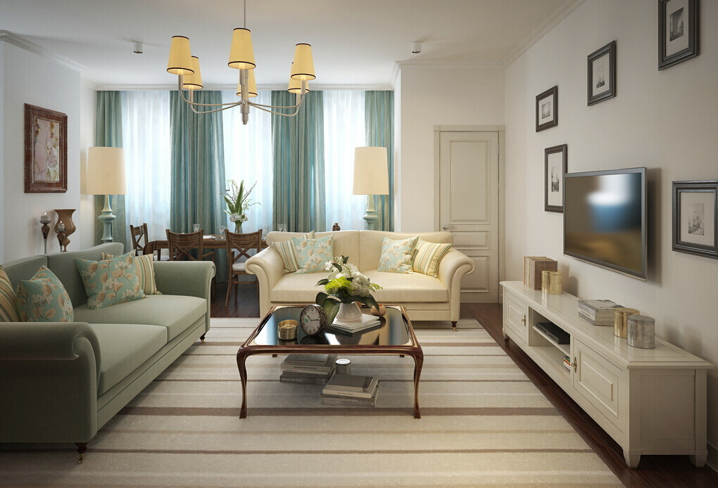 floor lamps in living room photo - 7