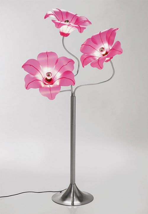 flower table lamp photo - 1