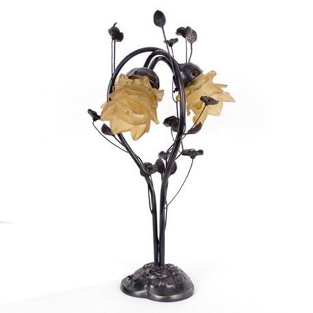 flower table lamp photo - 5