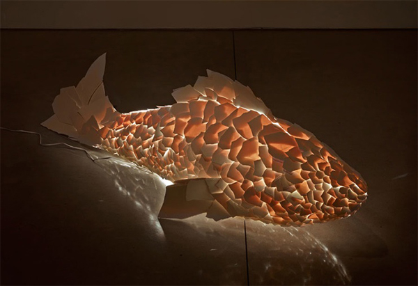 frank gehry fish lamp photo - 8