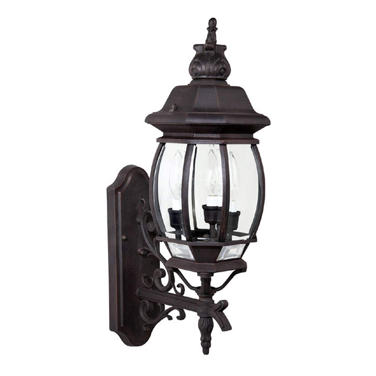 french country outdoor lighting photo - 2