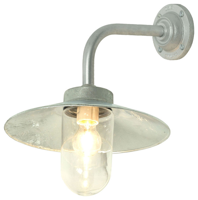 galvanized outdoor lights photo - 1