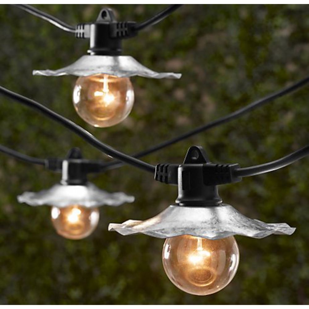 galvanized outdoor lights photo - 10