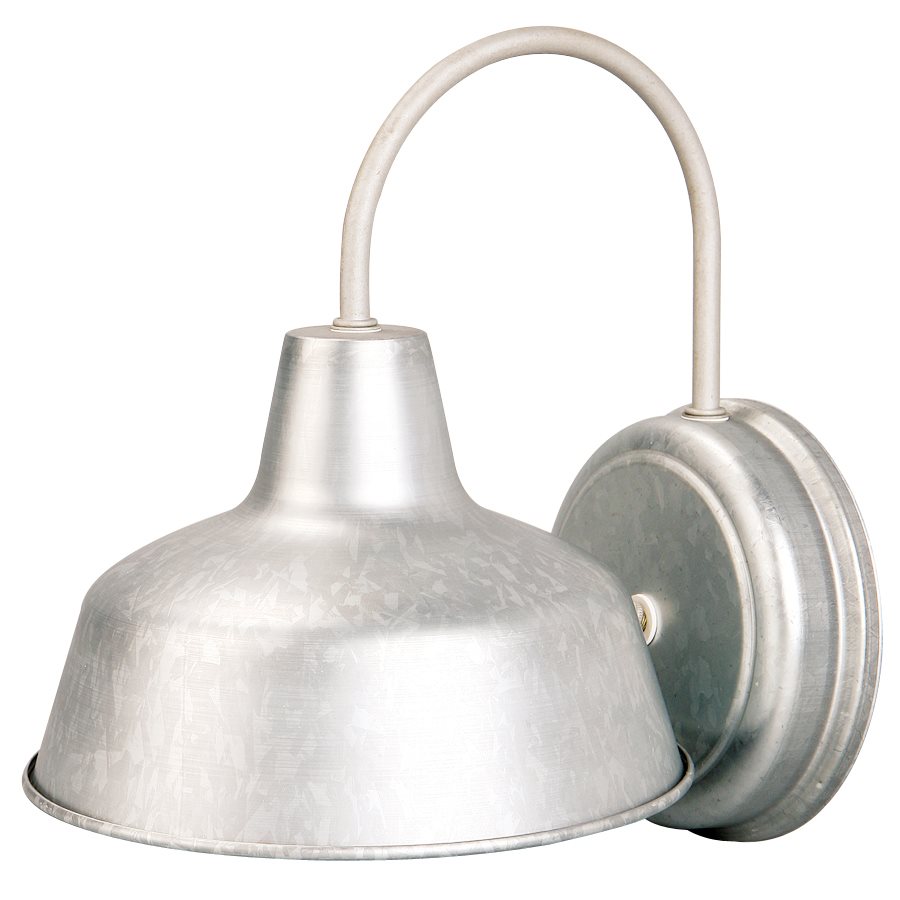 galvanized outdoor lights photo - 2