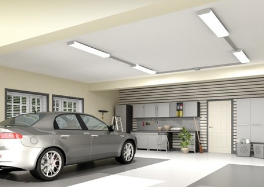 garage led ceiling lights photo - 2