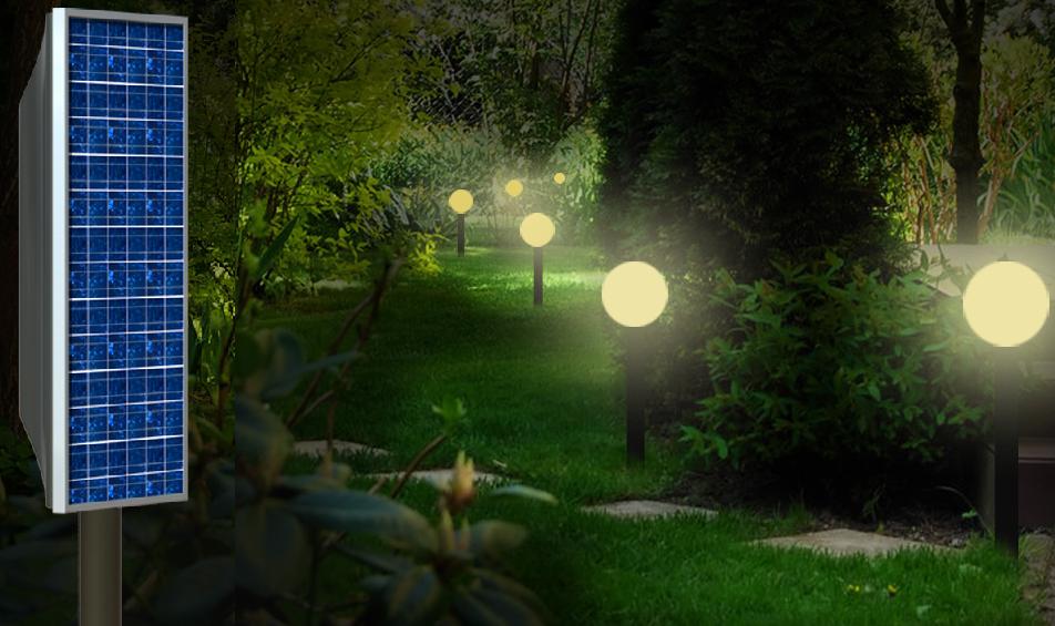 garden outdoor lights photo - 6