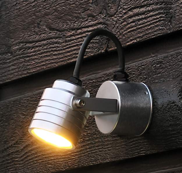 garden wall lights led photo - 7