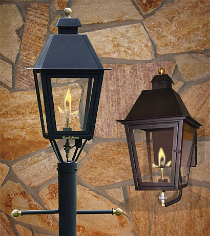 gas lamps outdoor lighting photo - 5