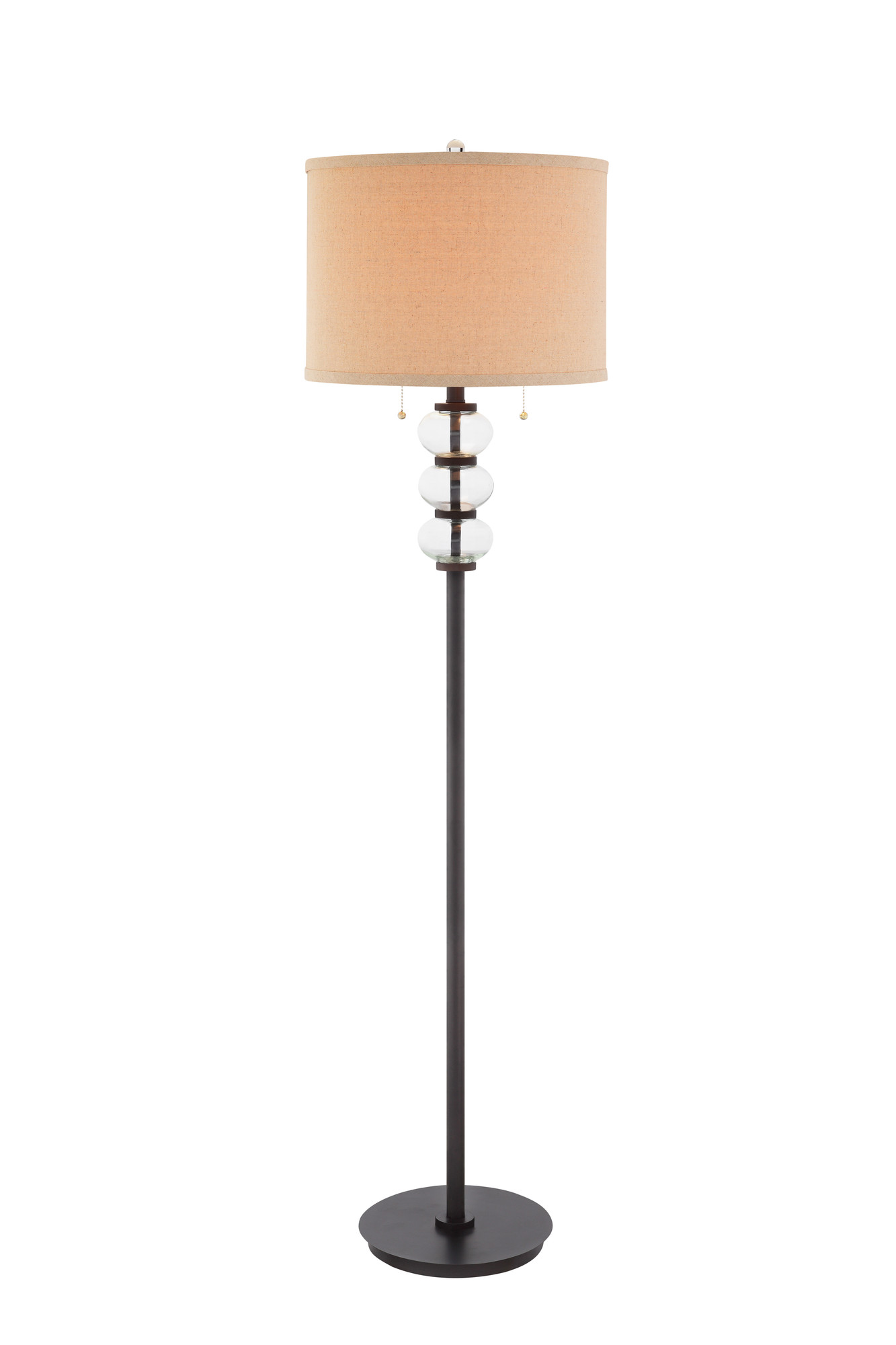 glass ball floor lamp photo - 8