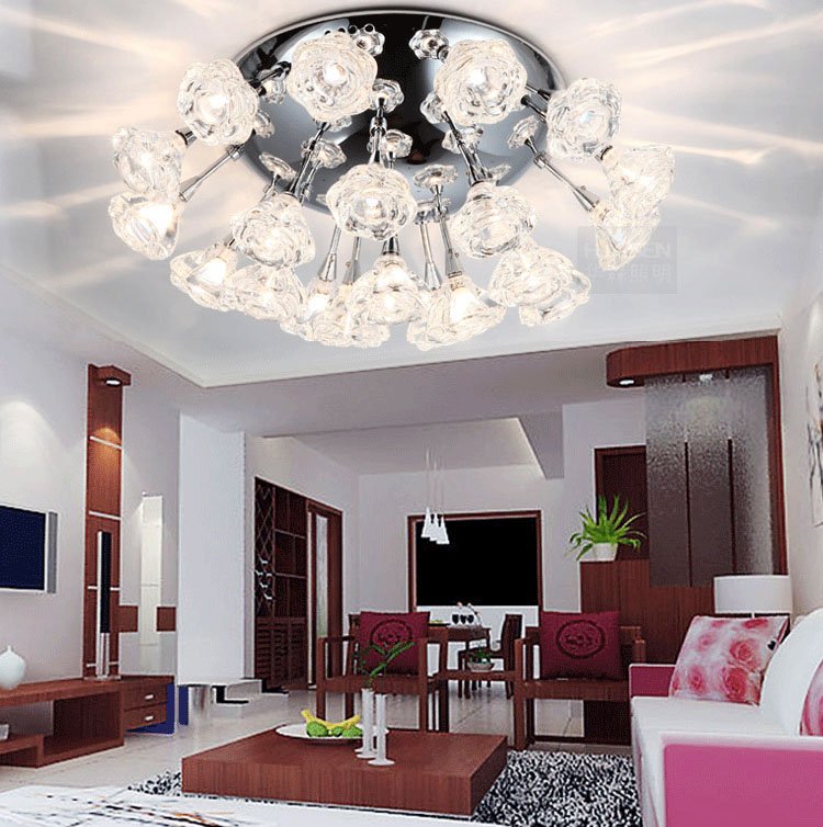 glass ceiling lights photo - 4