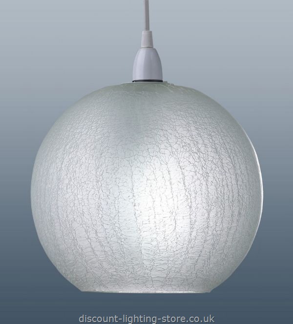 glass globe ceiling light photo - 7