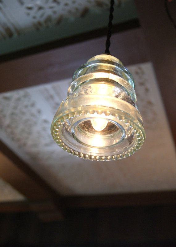 glass insulator lamp photo - 10