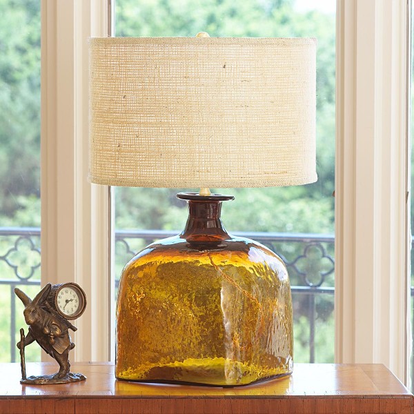 glass jug lamp photo - 7