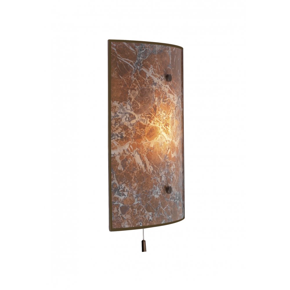 glass panel wall light photo - 3