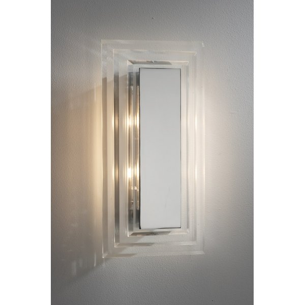 glass panel wall light photo - 6