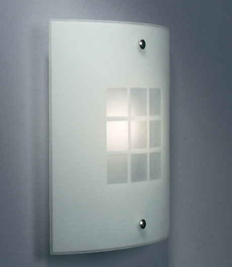 glass panel wall light photo - 8