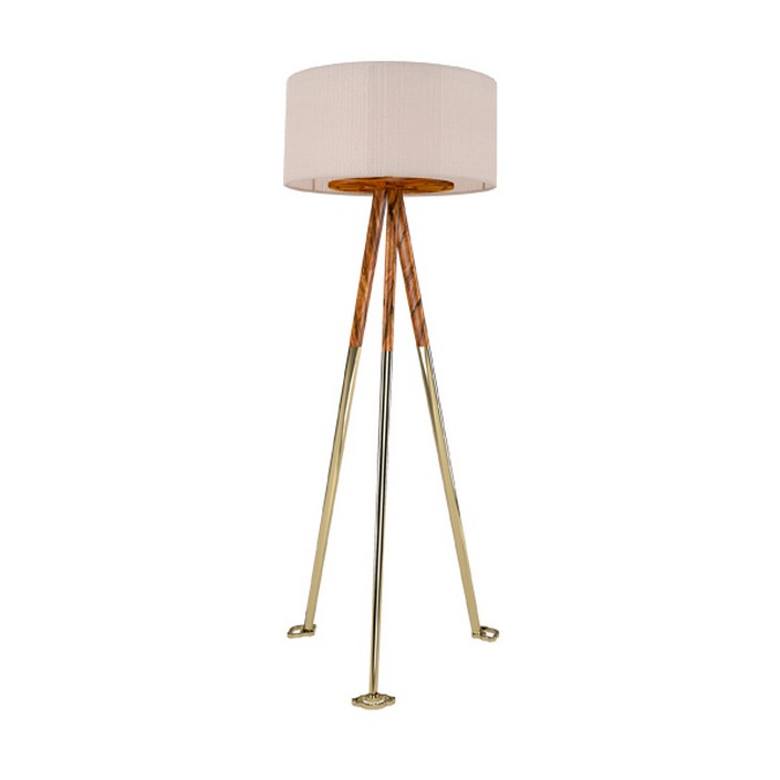 gold floor lamps photo - 8