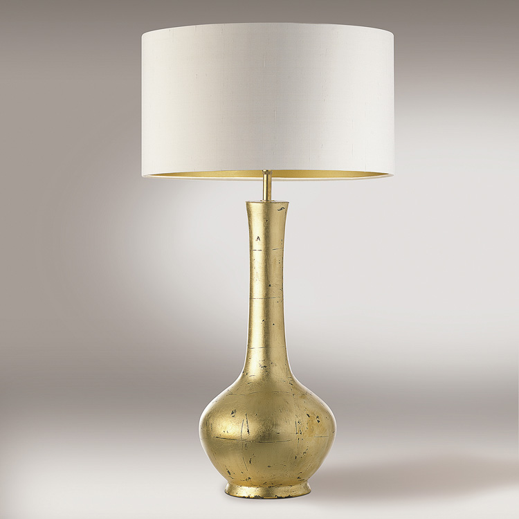 gold table lamps photo - 2