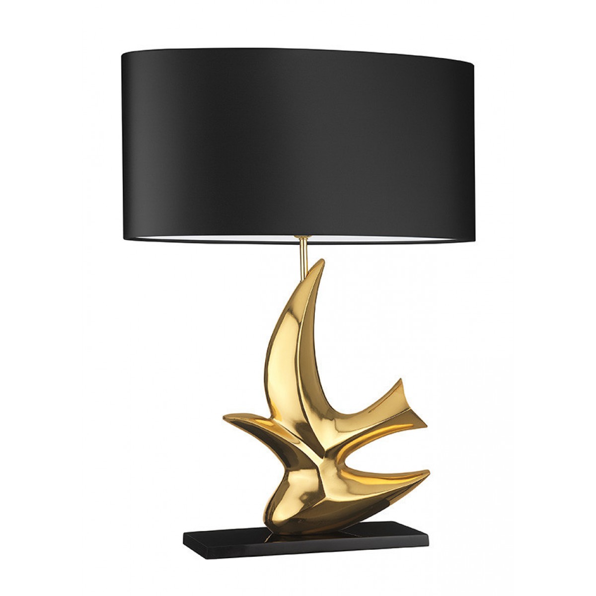 gold table lamps photo - 3