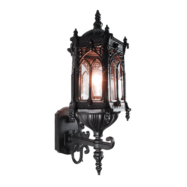 gothic outdoor lighting photo - 3